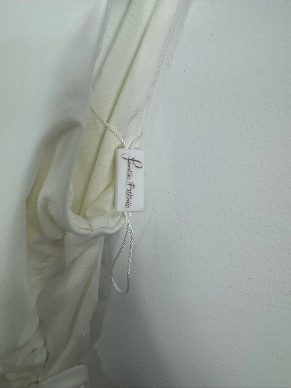 Frankies Bikinis White Cutout One Piece Swimsuit Ruched Tie Front Size XS